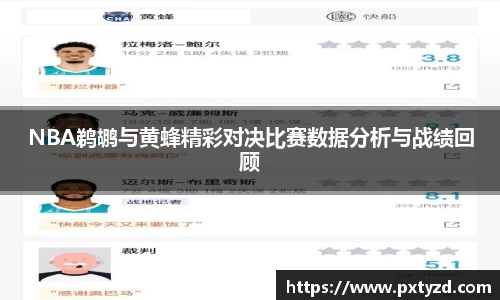 NBA鹈鹕与黄蜂精彩对决比赛数据分析与战绩回顾